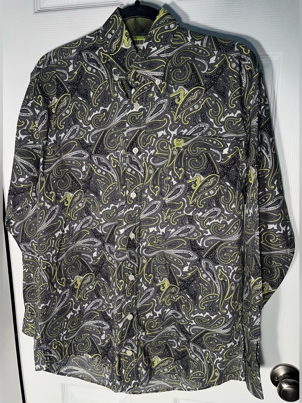 Cinch Shirt Men's Xsmall Button Down Western Long Sleeve Paisley Rodeo Cowboy XS